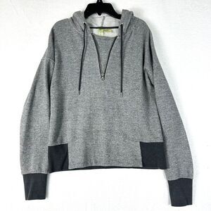 Halcyon Pullover Hoodie Women's Size Small Gray 1/2 Zip